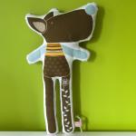 Printed Soft Toy - Tristao The Wolf